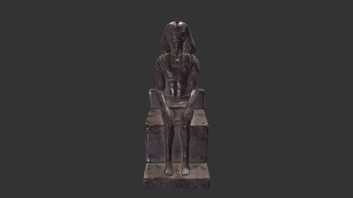 Egyptian Statue 3D Model