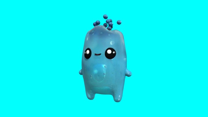Fortnite Water Sprite 3D Model