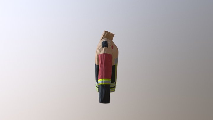 Fireproof Coat 3D Model