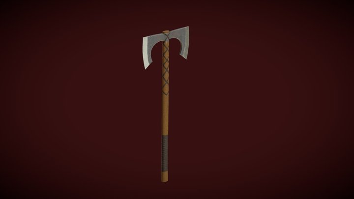 "Norse Battle Axe" by Anastasia Sparling 3D Model