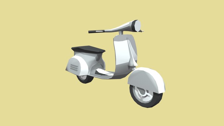 Summer Scooter 3D Model