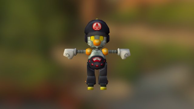 Arcade - Mario Kart Arcade GP 2 - Robo- Mario 3D Model