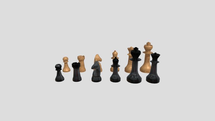 Chess Figures – Kostenloses 3D-Modell STL