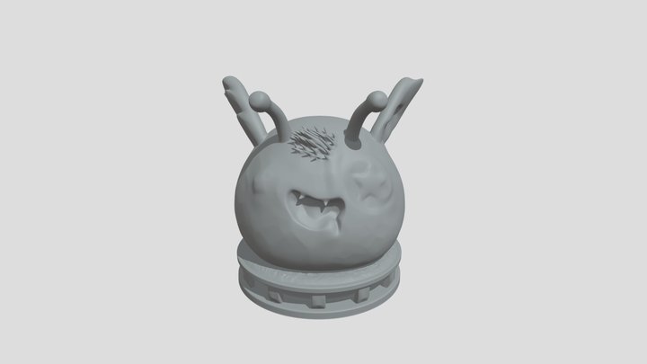 Pinky Slime Enemy 3D Model