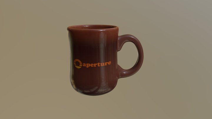 Vintage Aperture Mug 3D Model