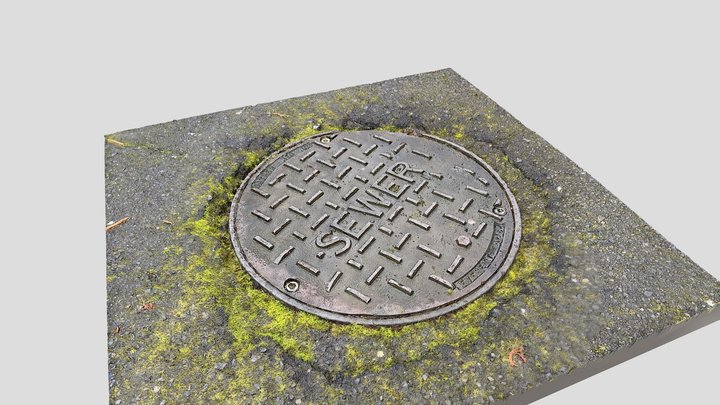Sewer Cover - street 3D Model