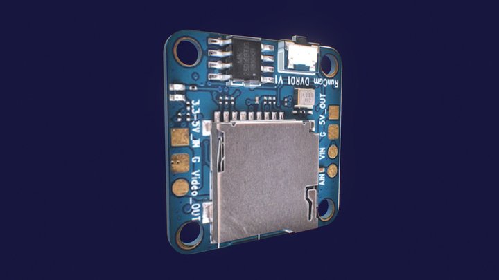 Run Cam Mini FPV DVR 3D Model