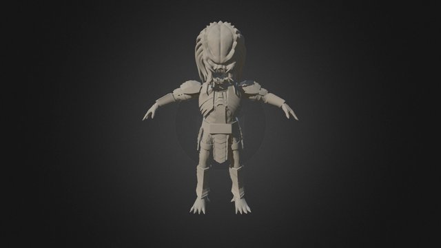 Predator 終極戰士-練習 3D Model