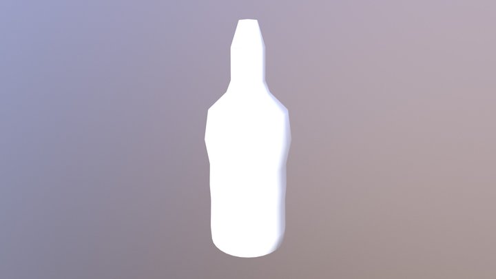 Hot Sauce Bottel 3D Model