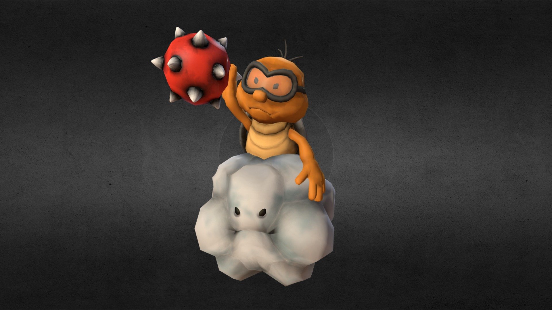 Enemy Lakitu 3d Model By Mstuff 19ae416 Sketchfab 9510