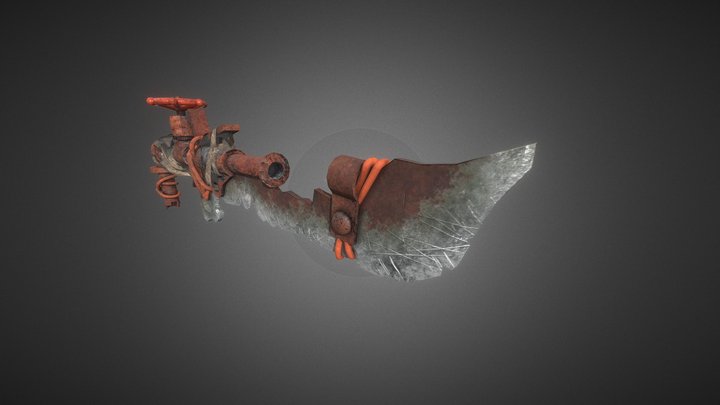 Rusty Sword 3D Model
