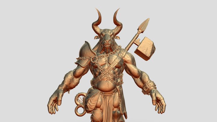 Minotaur – Free 3D Model STL