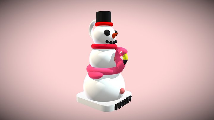 Marley's Snowman 3D Model