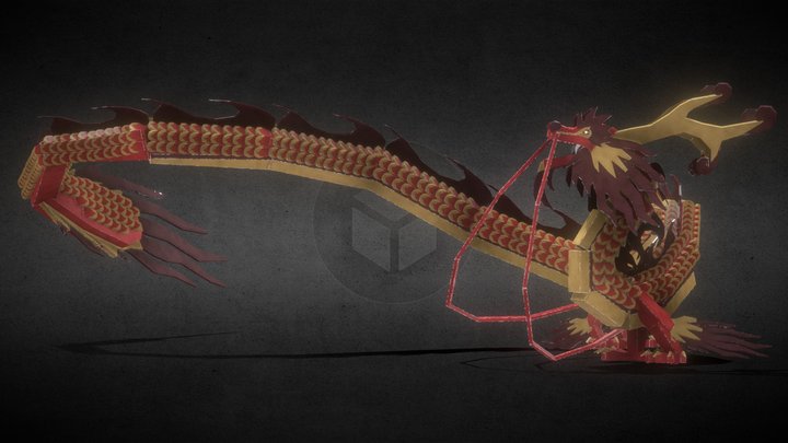 Chinese Dragon 3D Model