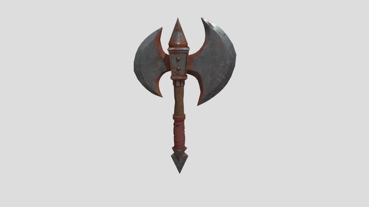 Battle Axe 3D Model