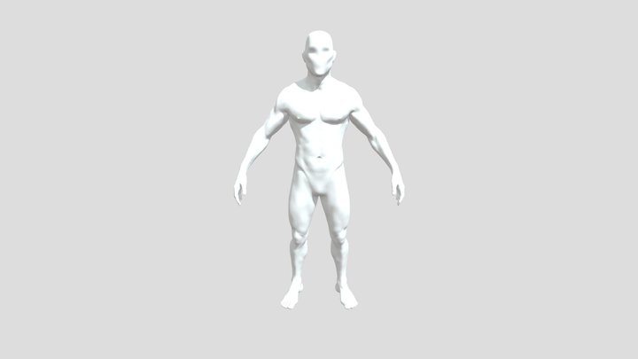 Male-body-base-mesh-highpoly 3D Model