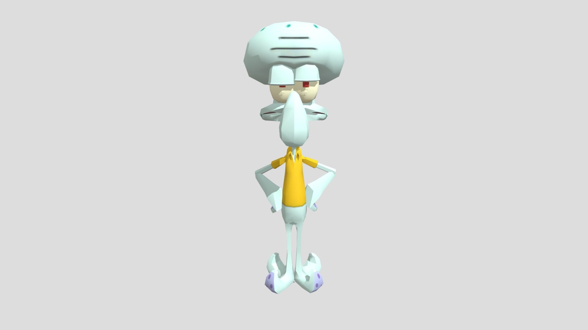 Squidward - Download Free 3D model by patrick.ambrose28403 [19b1d6e ...