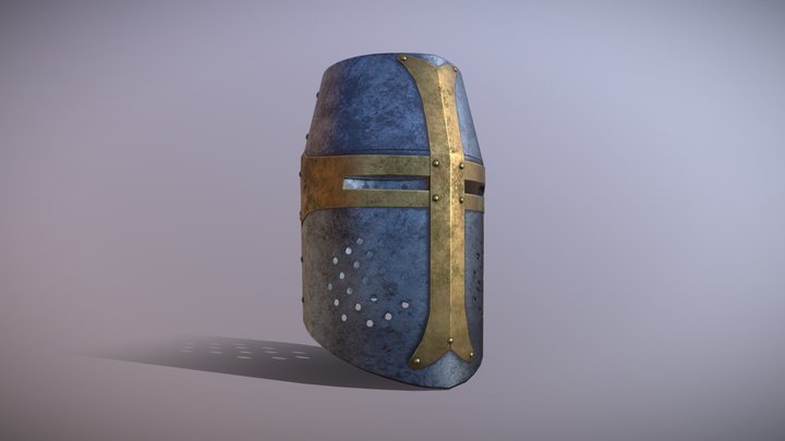 Шлем крестоносца 3D Model