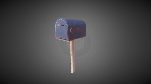 Mail Box - PBR Game aseet. 3D Model