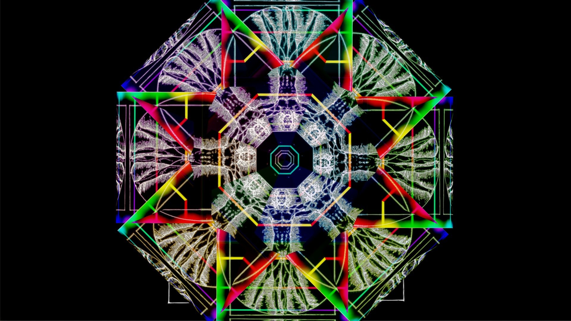 Vitruvian Man Dala Variation