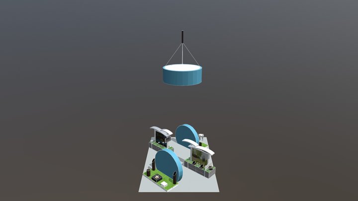 CS Booth - WOM 3D Model
