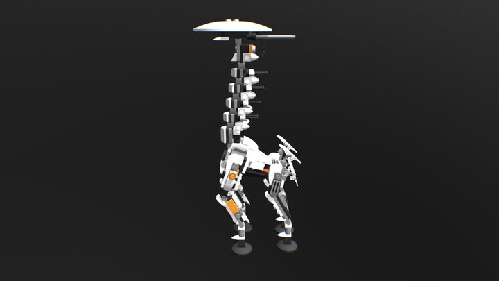 Lego Tallneck Horizon Zero Dawn 3D Model