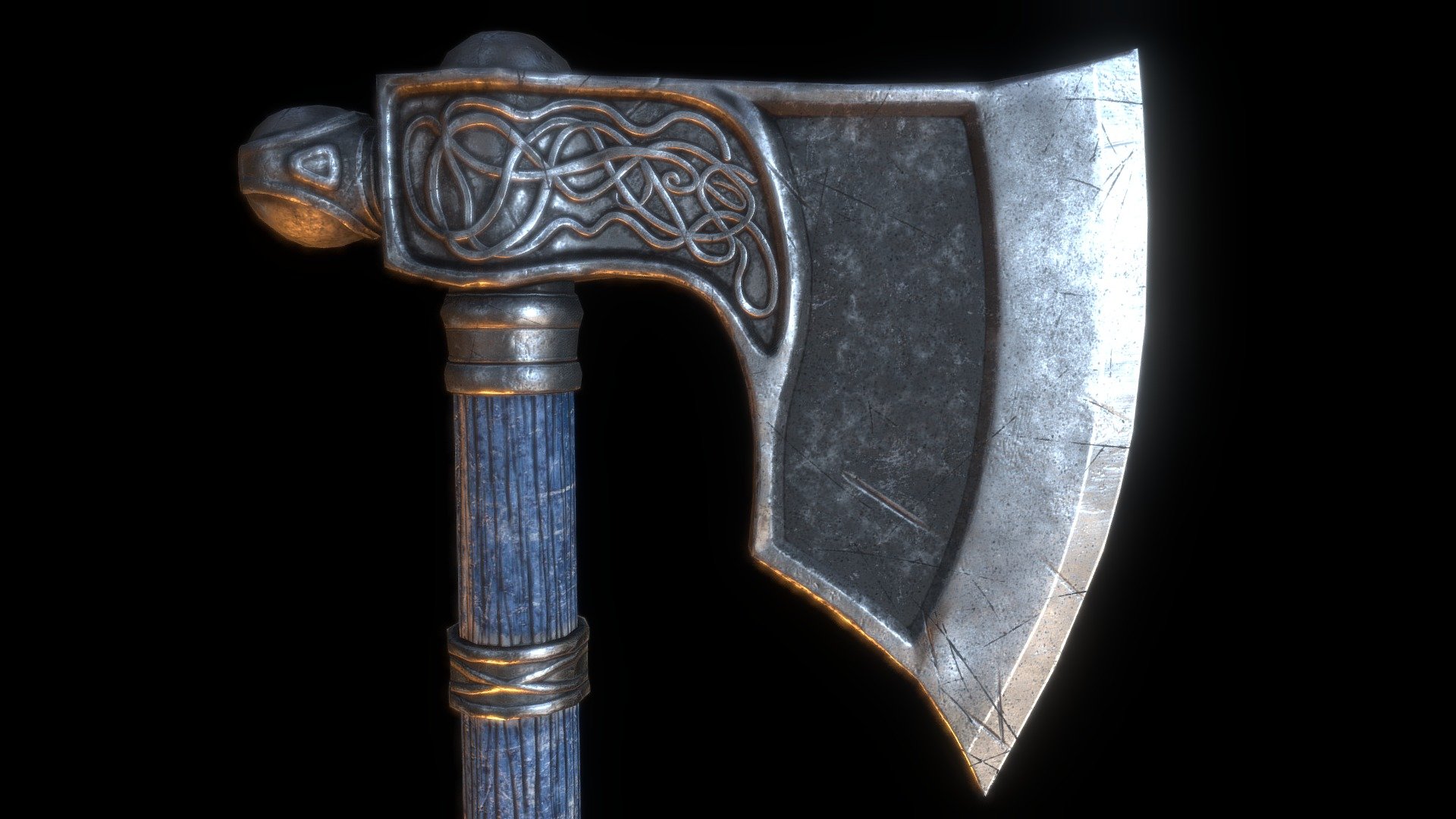 Assassins Creed Valhalla Fan Art Axe Buy Royalty Free 3d Model By Pratik Jadhav 7883