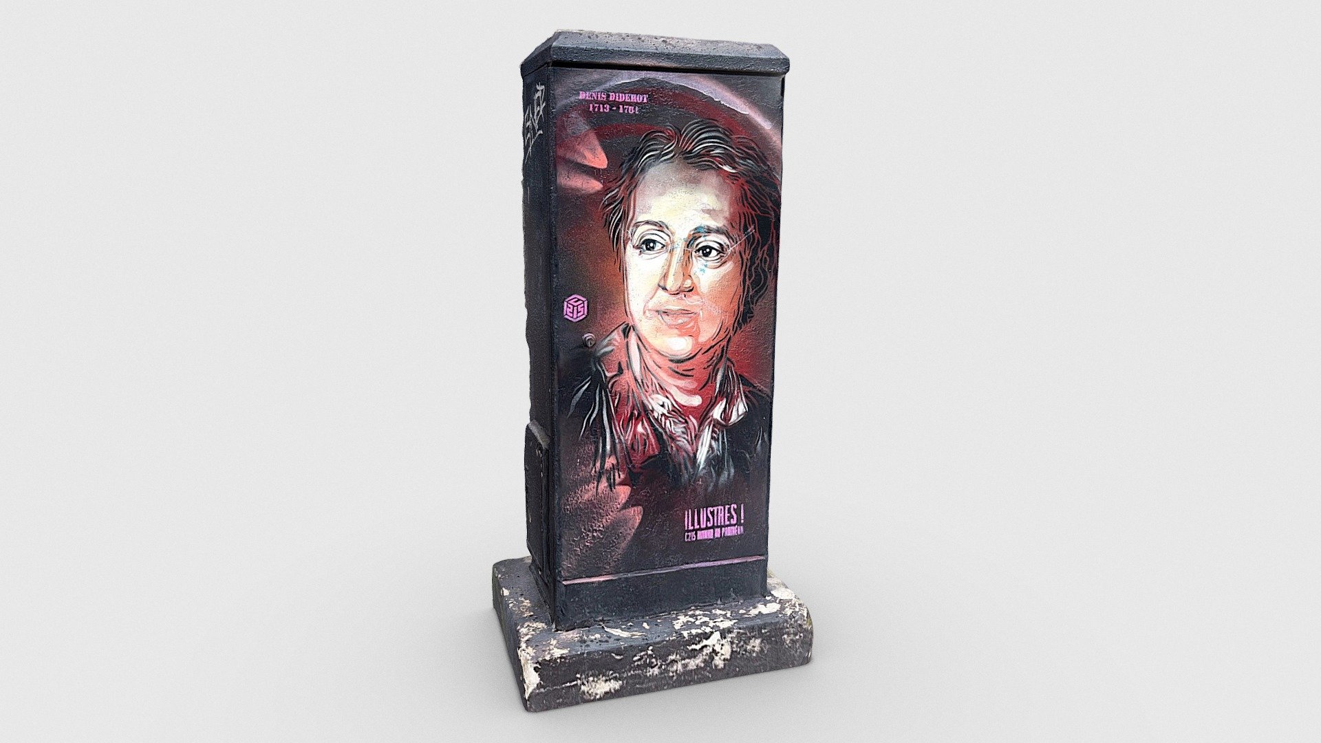 Denis Diderot (Parisian utility box)