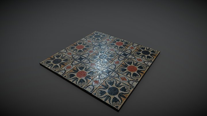 Expeditions: Rome - Roman Senate Floor Tile 3D Model