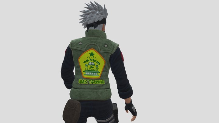 SMK Tanwir Surabaya - Hatake Kakashi 3D Model