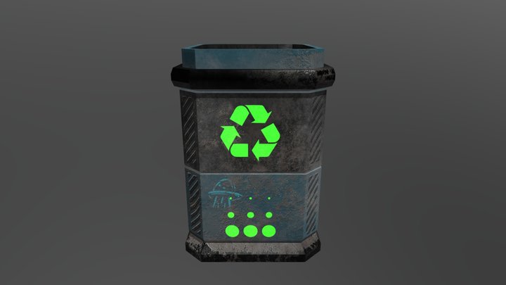 future bin 3D Model
