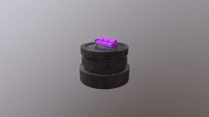 Couch TurnTable | College Final 3D Model