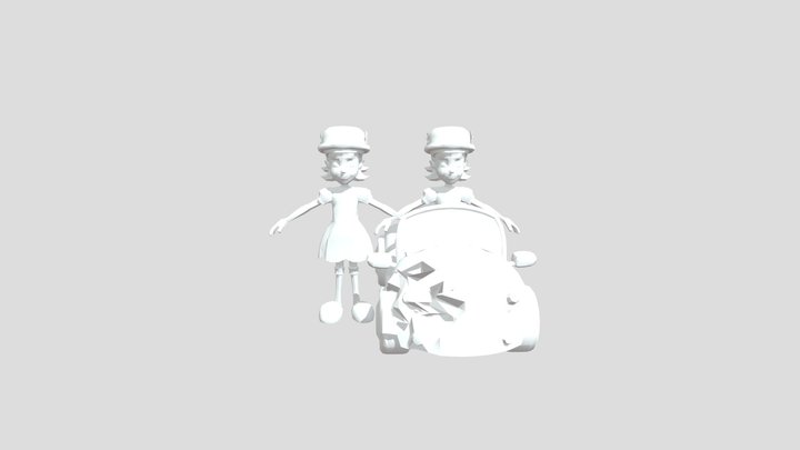 El Chavo Kart Paty 3D Model