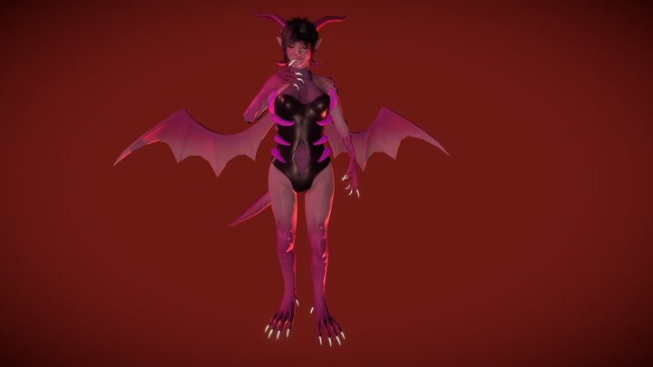 Dragon Hybrid Xemnia 3D Model