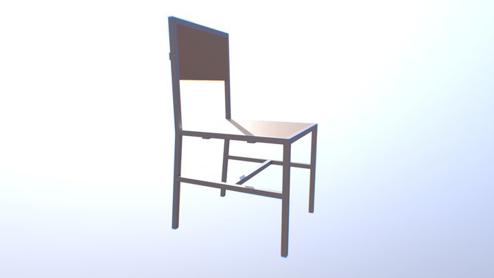 Chair Steel-1 3D Model