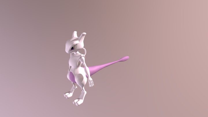 Mewtwo 3D Model