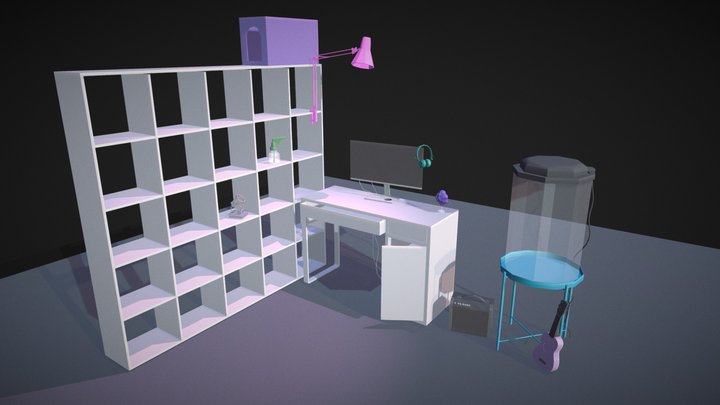 My space 3D Model