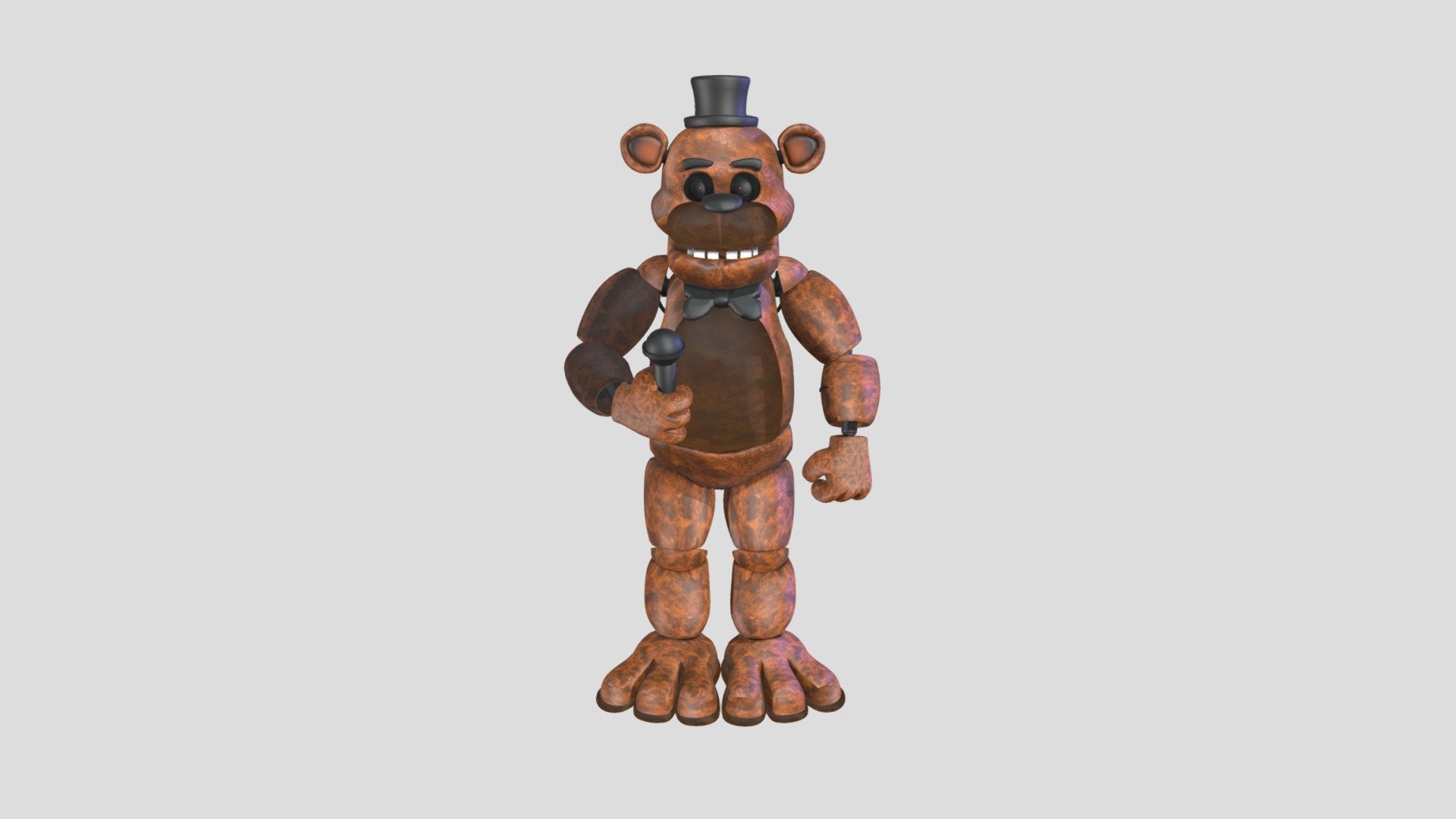 FreddyFazbear - 3D model by gabeisthatyou2 [19bb601] - Sketchfab