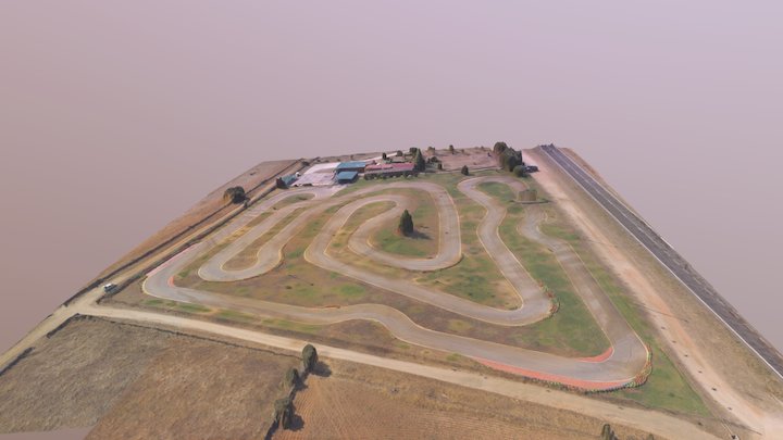 Circuito Karting 3D Model