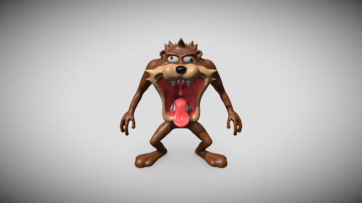 Taz Practice Zbrush 3D Model