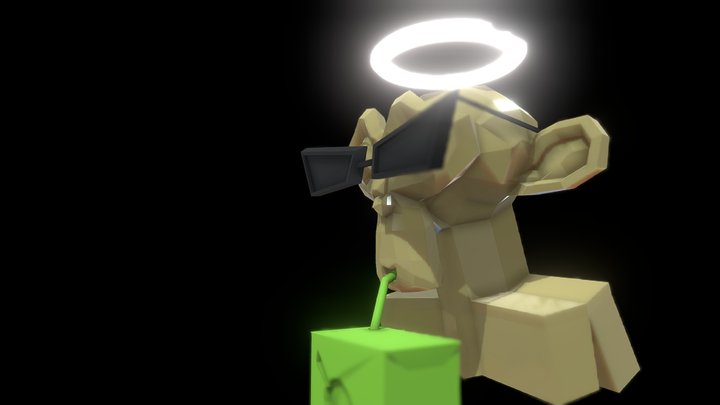 paradise monkey 3D Model