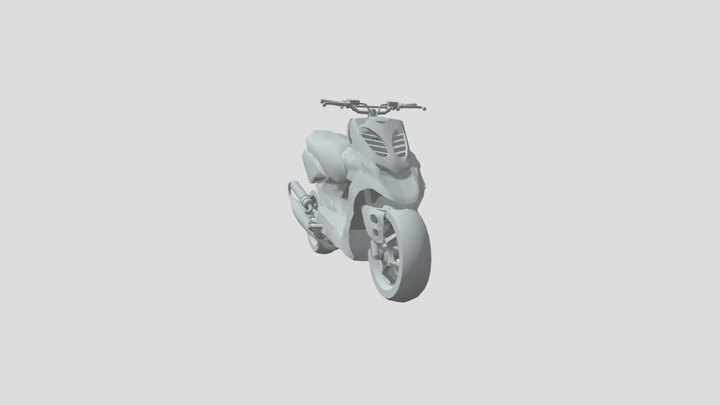 Yamaha mbk rocket 3D Model