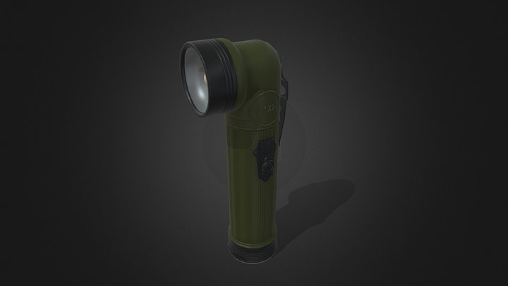 USA Military lantern 3D Model