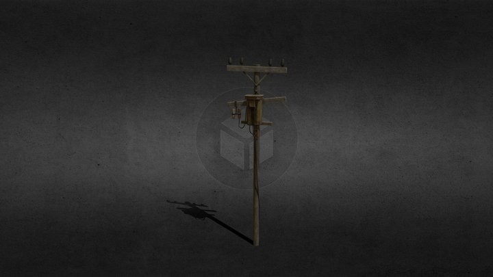 Electric pole – Gratis 3D-model STL