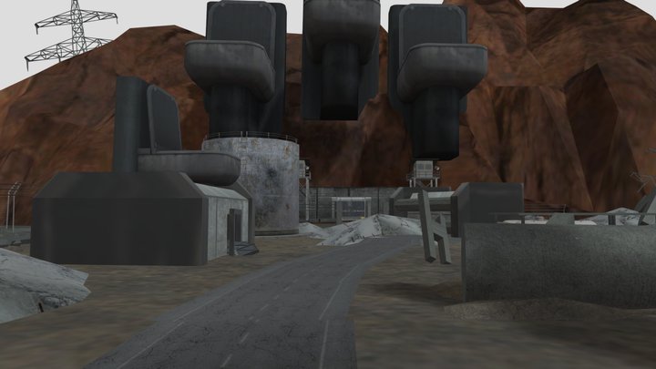 Skibidi toilet 67 map 3D Model