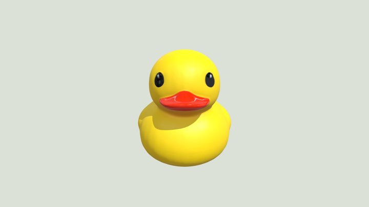 Yellow rubber duck 3D Model