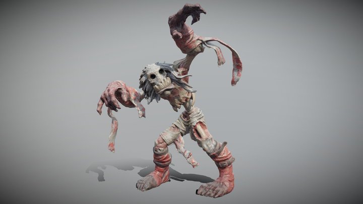 Ghoul, Scanned Model 3D Model
