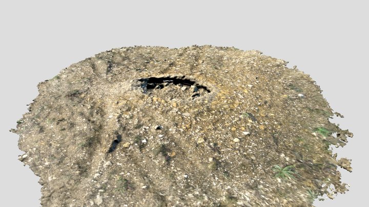 Gypsum Mound - Gipskeuper, Bad Windsheim 3D Model