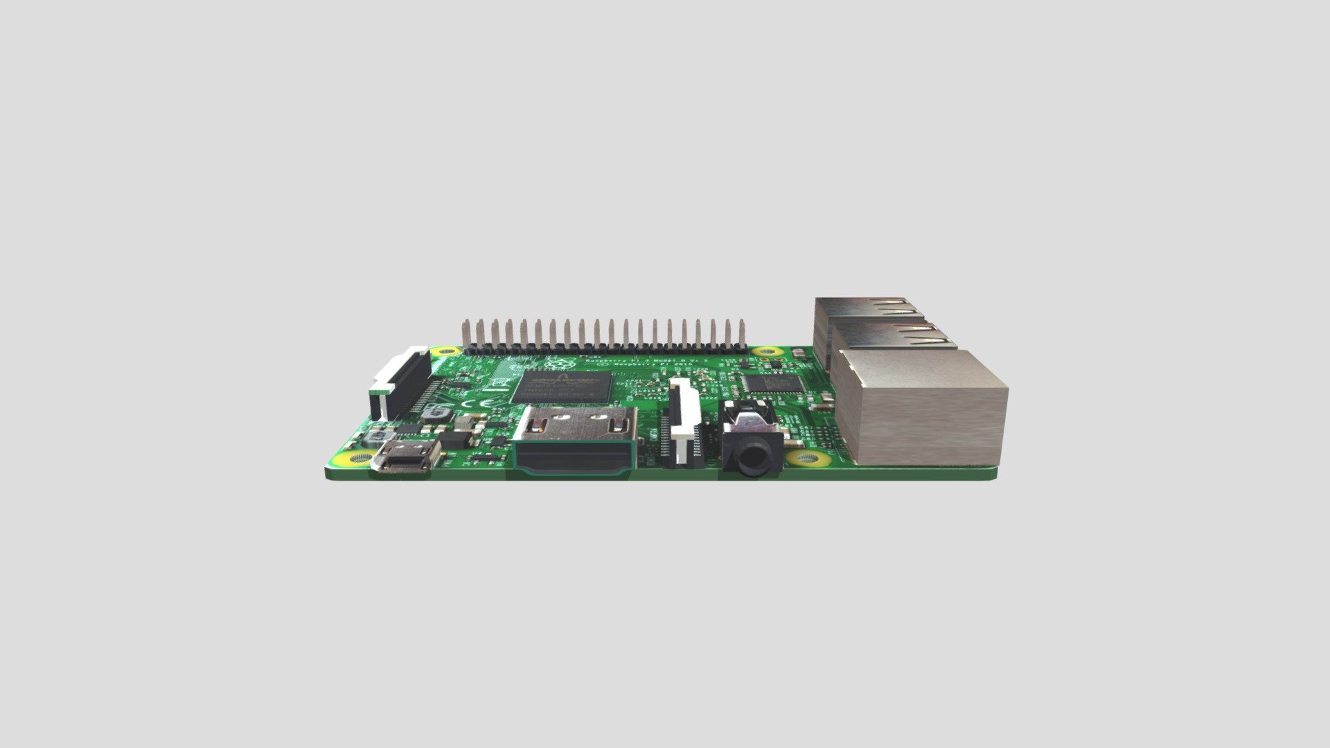 Raspberry Pi 3 - Download Free 3D model by Pavluha (@klopikc) [19c077b ...