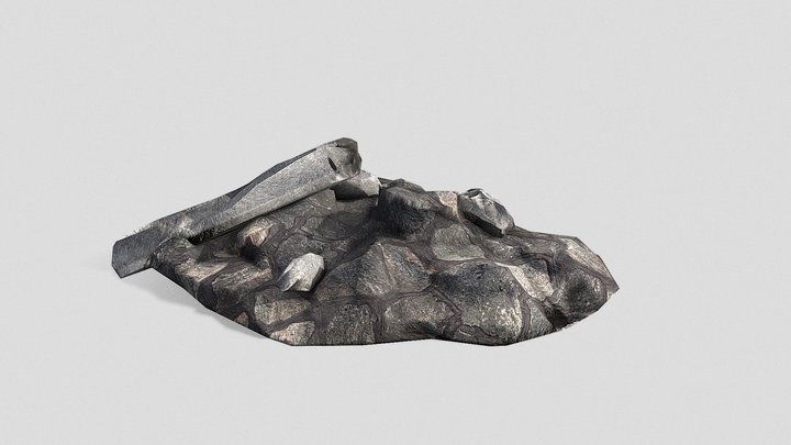 A lot of rocks 3D Model